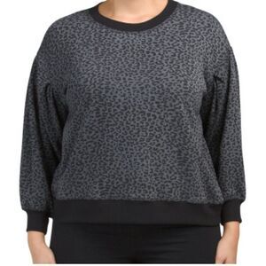 NWT Olivia & Vivian leopard print sweatshirt size 1X